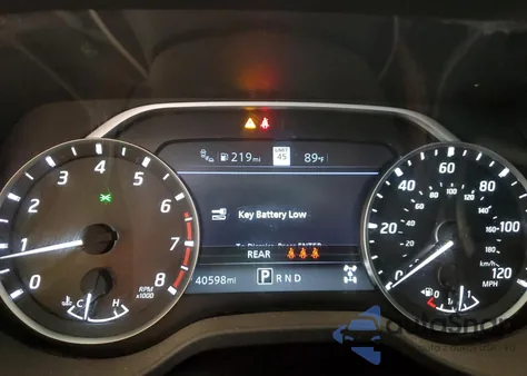 2021 Nissan Titan Sv z USA, uszkodzony, nr VIN 1N6AA1ED2MN524775